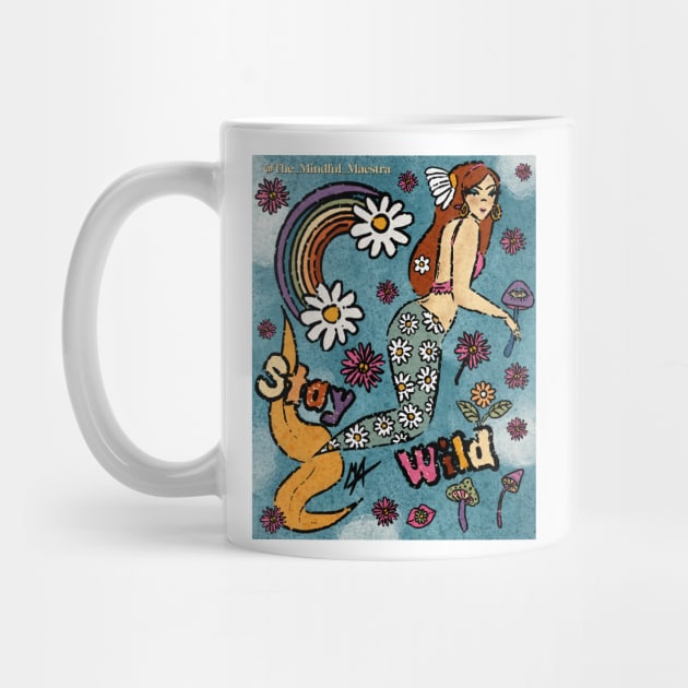 Stay Wild 70s Mermaid by The Mindful Maestra